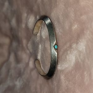 Vintage Navajo Taft Hosteen Sterling Silver w/Turquoise Bracelet